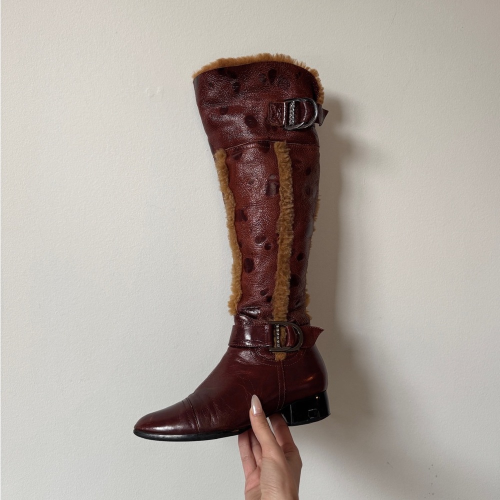 Vintage leather boots